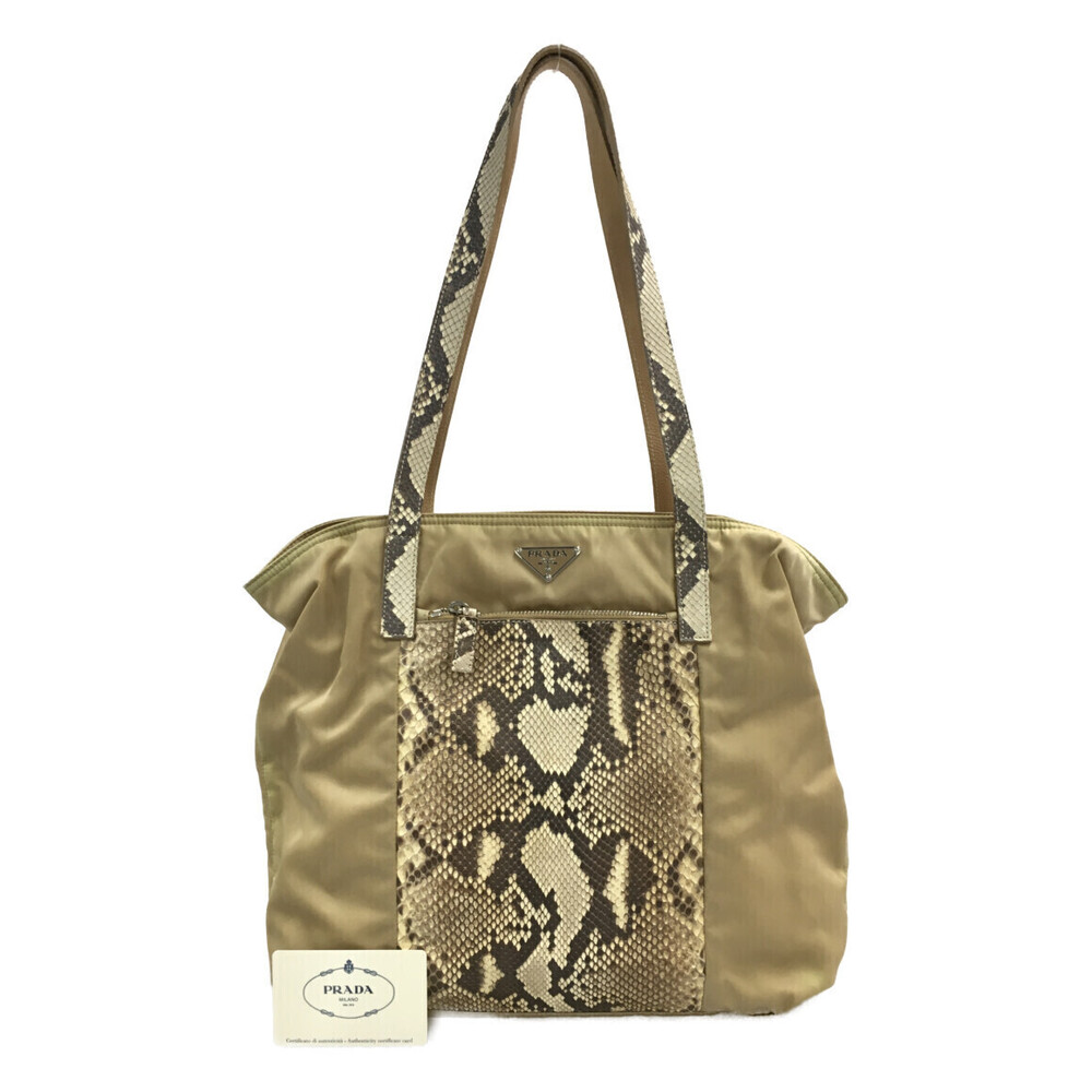 Prada Python Tote Bag - image 1